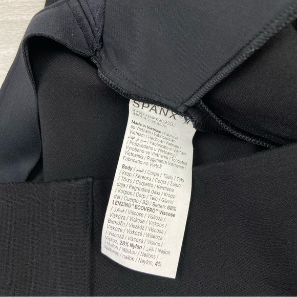 SPANX Smooth Perfect Fit Ponte Cropped Wide Leg Pant Size Medium - Picture 16 of 17